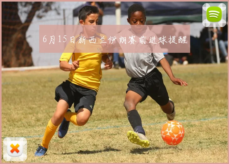 6月15日新西兰伊朗赛前进球提醒